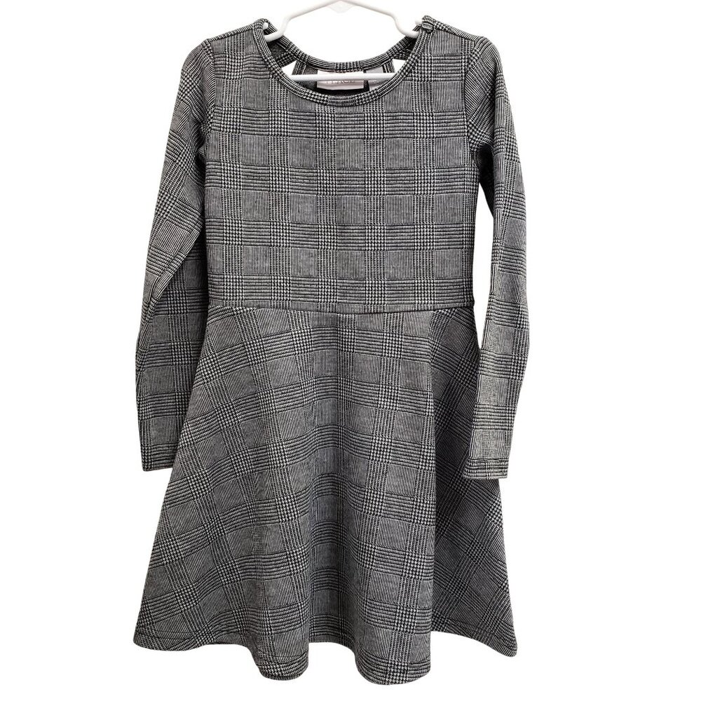 Children's Place Girls Plaid Long Sleeve Dress Size Small 5/6